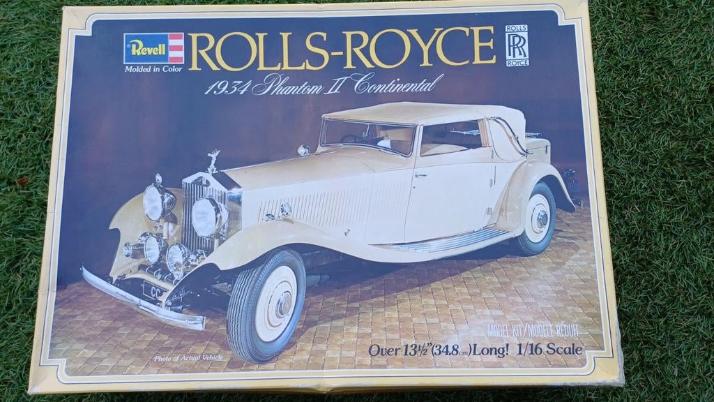 Revell Rolls-Royce 1934 1:16 modelbouwkit uit 1979, Auto, Revell, Groter dan 1:32, Ophalen of Verzenden