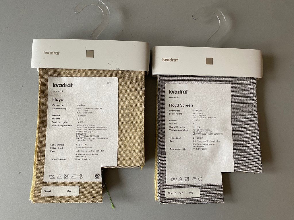 Kvadrat Floyd meubelstof stalenboeken 2x; NU 25€ tesamen, Wol, Meerkleurig, Nieuw, Ophalen of Verzenden