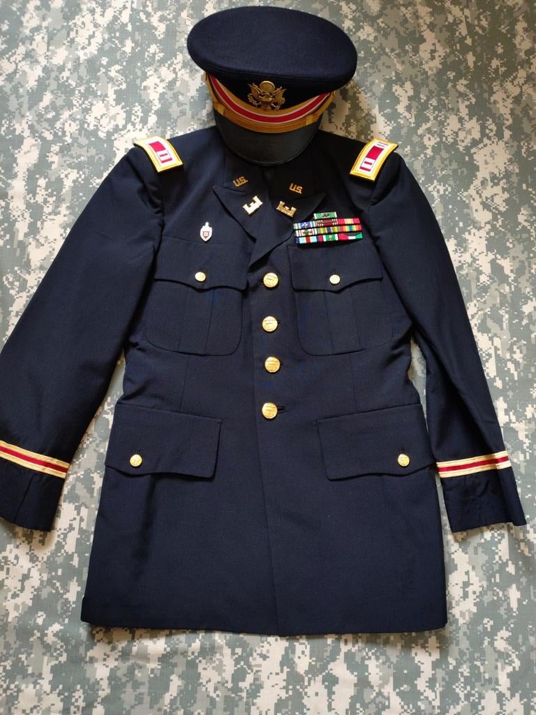 US ARMY Army Blue paradeuniform, Ophalen of Verzenden, Landmacht, Amerika, Kleding of Schoenen