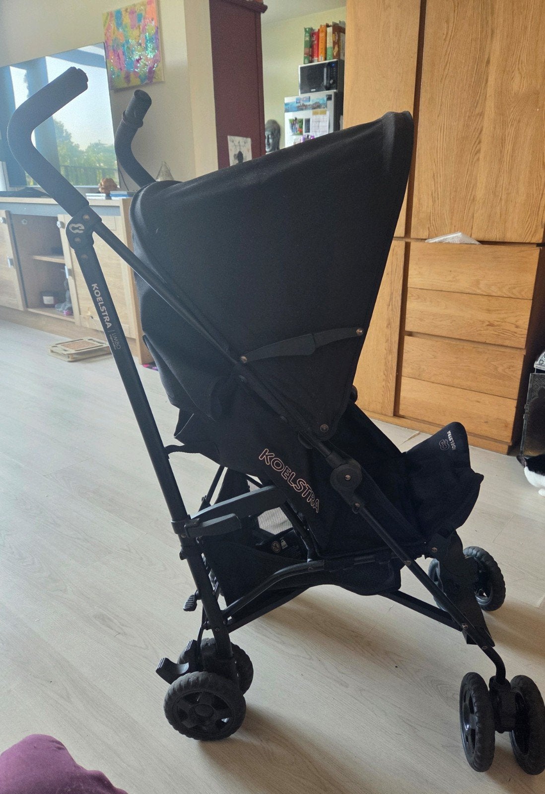 Koelstra Limbo buggy - Zwart, Ophalen, Gebruikt, Koelstra, Zonnekap