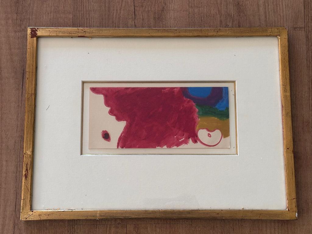 Eugene Brands gouache, Ophalen