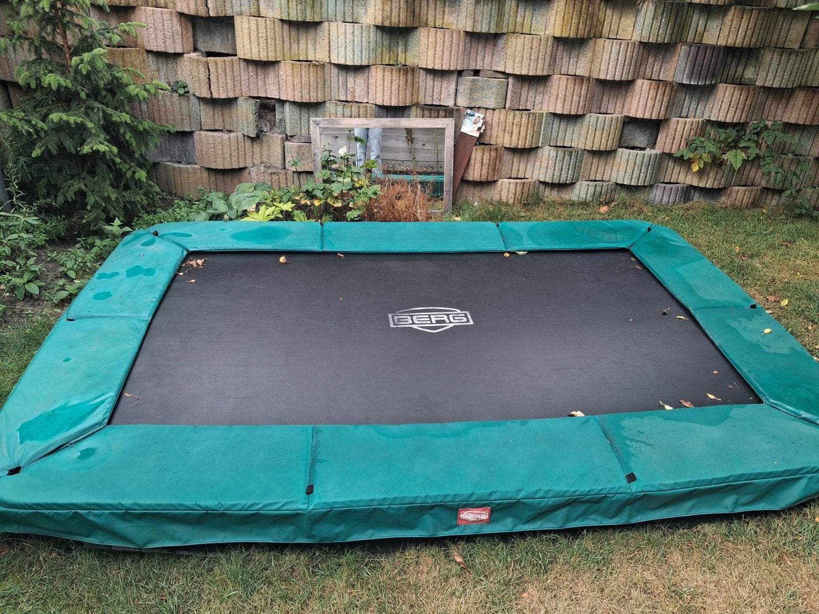 Trampoline Berg Ultim Champion Inground 330x220cm, Ophalen, Gebruikt