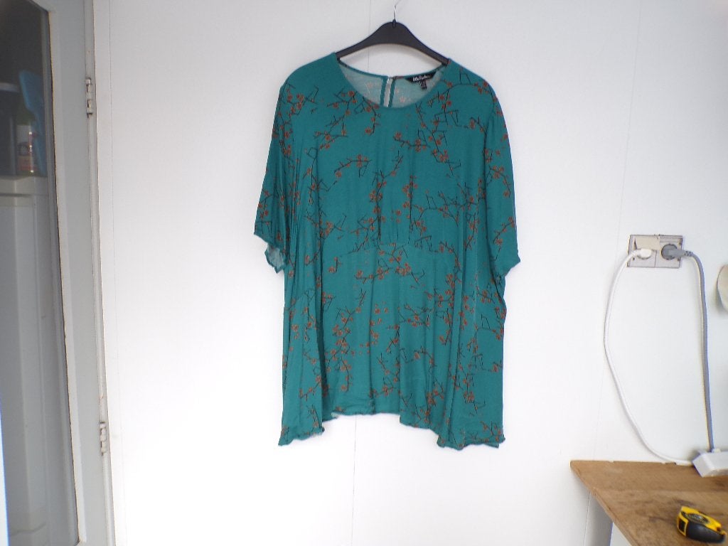 Groene top met printje Ulla Popken 58/60, Ulla Popken, Zo goed als nieuw, Nvt, Nvt