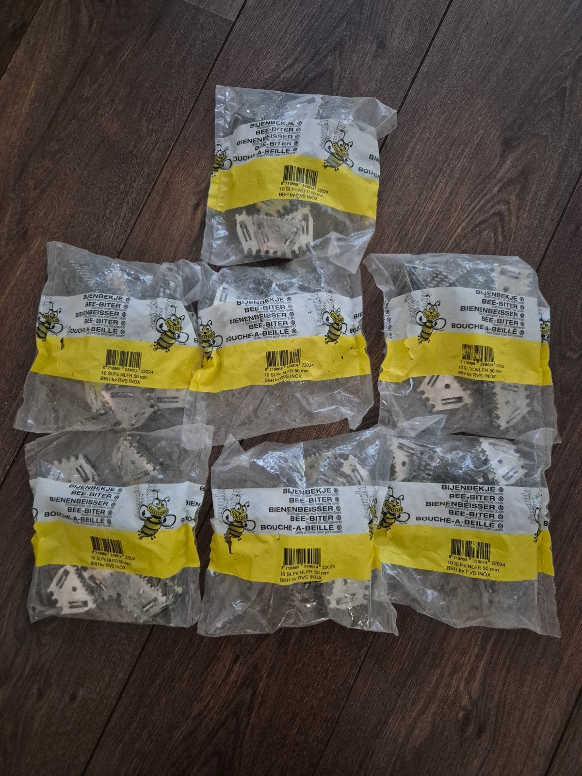 Bijenbekje RVS Inox 50mm - 70 stuks, Verzenden, Nieuw, Rvs, Overige typen