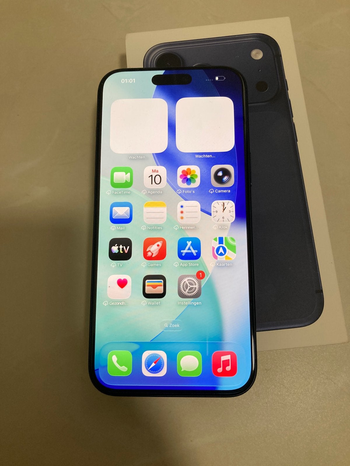 Iphone 17 Pro Max 256gb Blauw 5G nieuw/garantie Te koop/ruil, Blauw, Nieuw, Zonder simlock, Ophalen