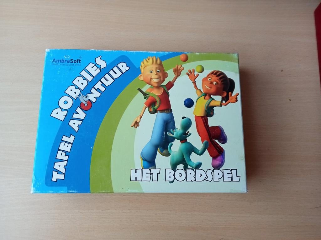 Robbies Tafel Avontuur Het Bordspel AmbraSoft, Ophalen of Verzenden, Gebruikt, AmbraSoft