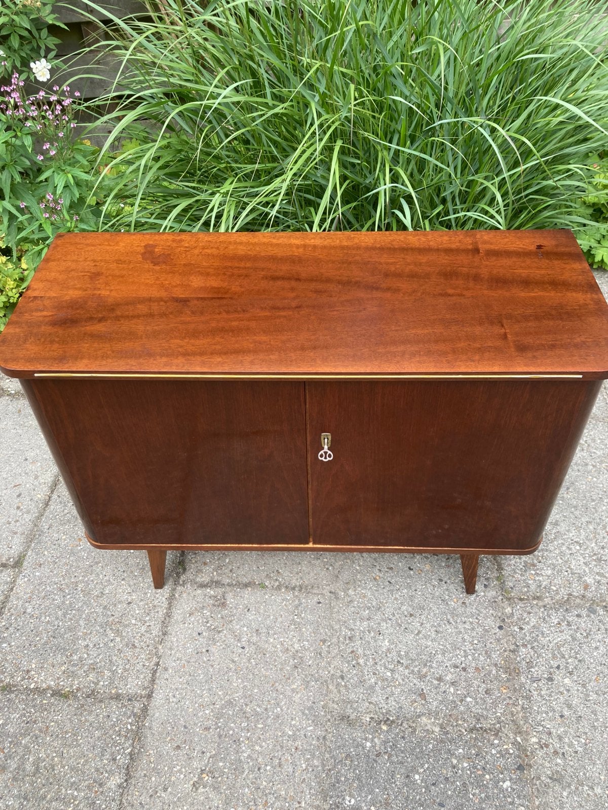 Vintage dressoir kast jaren 70, Antiek en Kunst, Ophalen