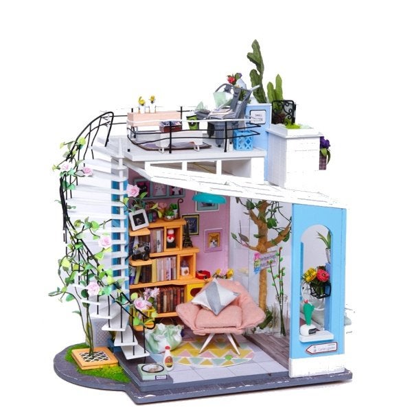 Robotime Dora's Loft DG12 Bouwpakket Nieuw, ROKR, Gebouwen, Nieuw, Meerkleurig