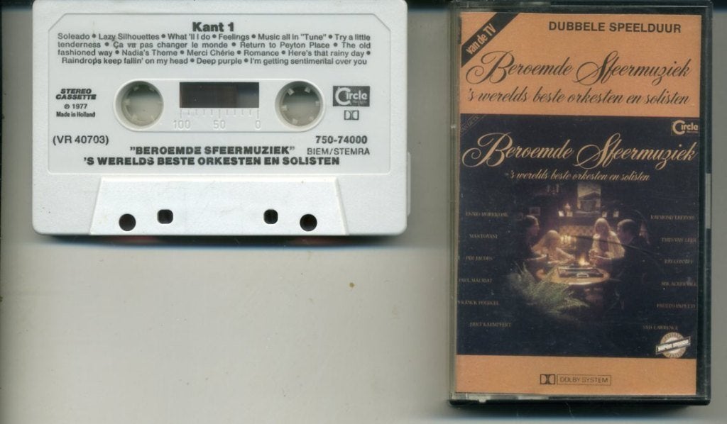 Beroemde Sfeermuziek - 's Werelds Beste Orkesten En Solisten, Ophalen of Verzenden, Zo goed als nieuw, Origineel, 1 bandje