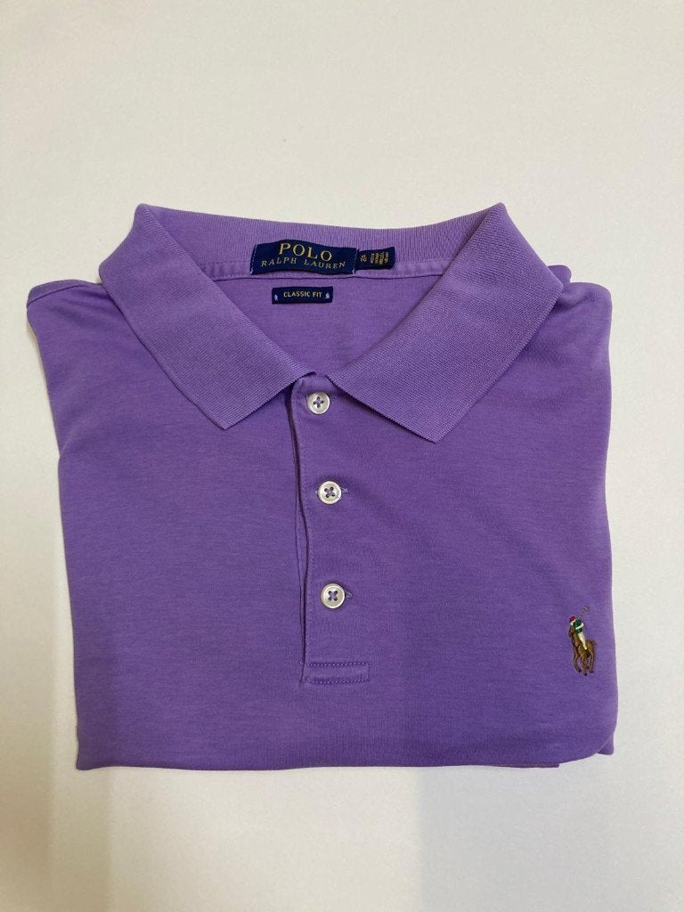 Ralph Lauren Polo – XL - Classic Fit - PastelPurple – Pony, Paars, Ralph Lauren, Maat 56/58 (XL), Ophalen of Verzenden