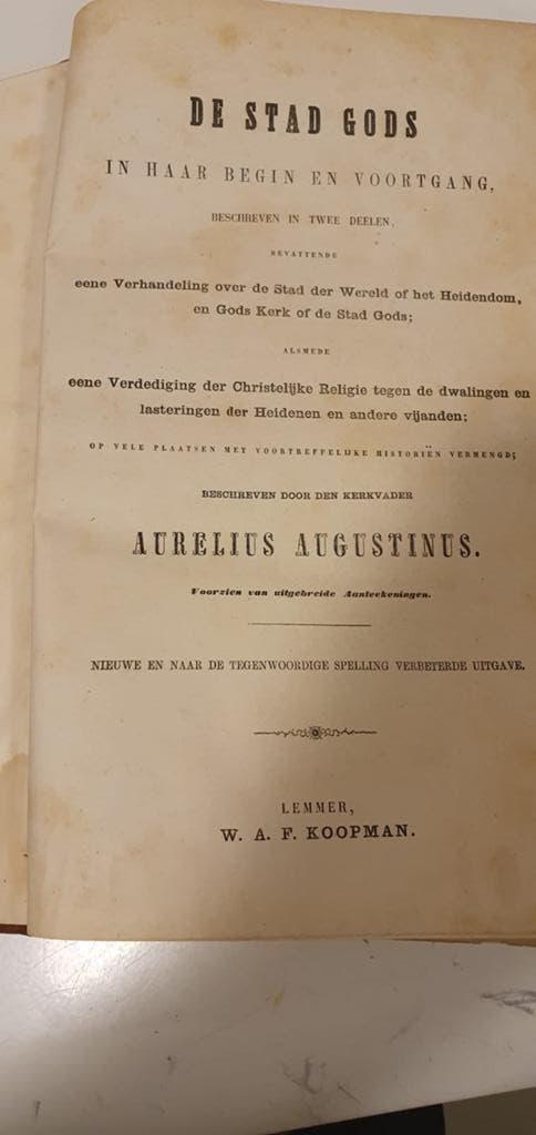 Aurelius Augustinus. De stad Gods., Boeken, Ophalen of Verzenden, Gelezen, Christendom | Protestants