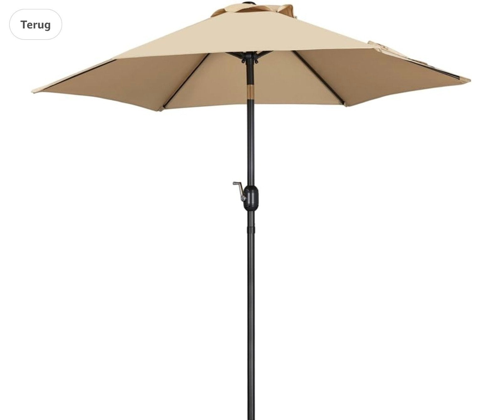 Buitentuin Parasol kantelen Parasol Nieuw in doos, Ophalen of Verzenden, Nieuw, Minder dan 1 meter, Parasolvoet