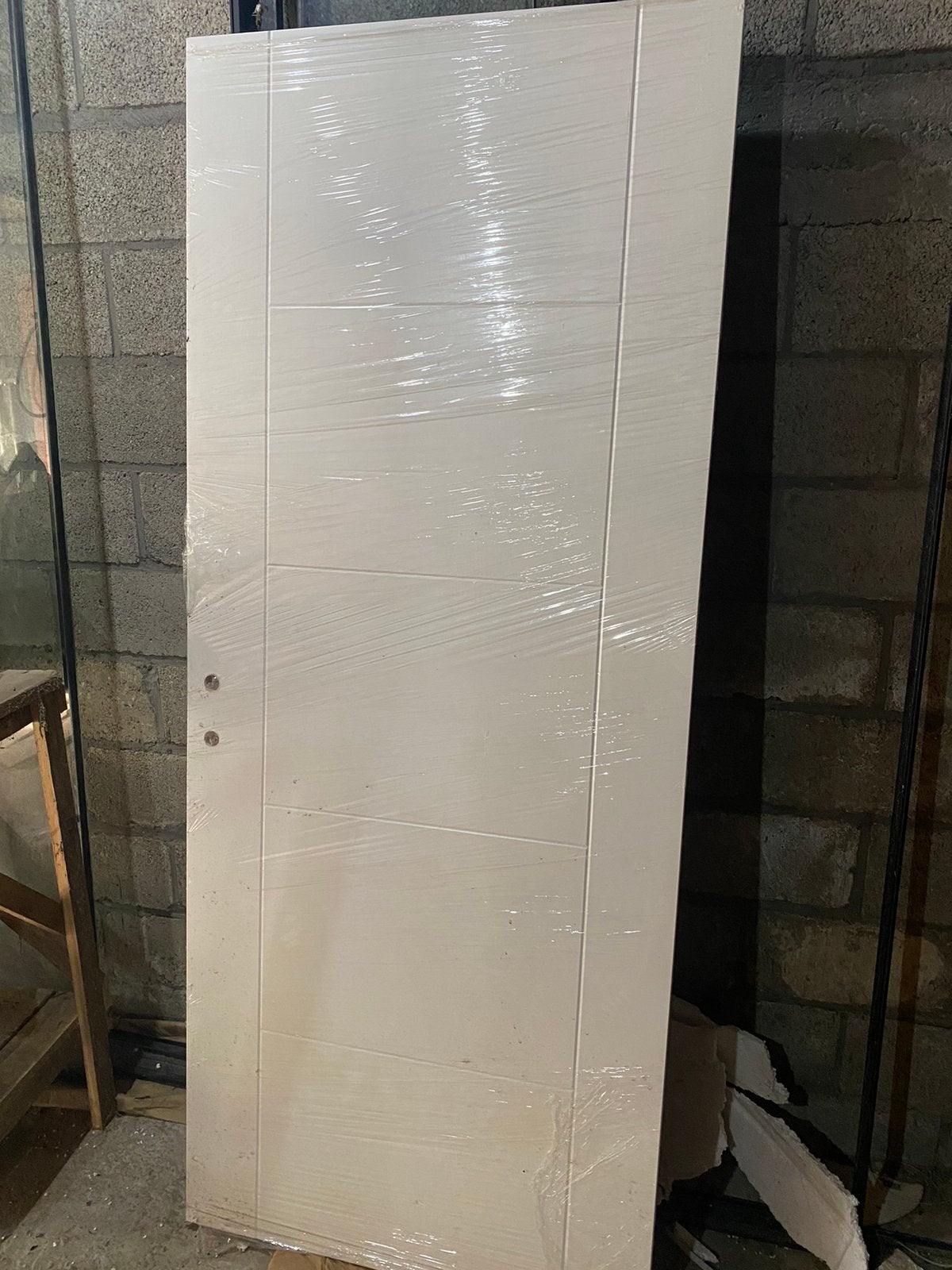 83x201,5 MDF deur mat wit kleur. Omkeerbaar. In verpakking, Doe-het-zelf en Verbouw, Ophalen, Nieuw, Binnendeur, 200 tot 215 cm