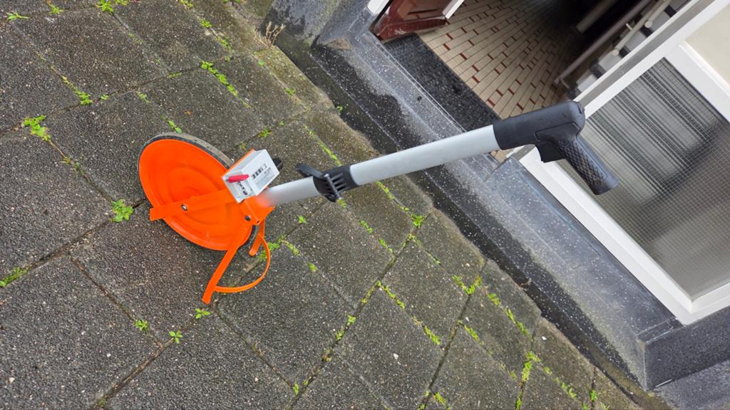 Nedo Super Meetwiel, Doe-het-zelf en Verbouw, Meetapparatuur, Ophalen of Verzenden, Zo goed als nieuw, Afstand
