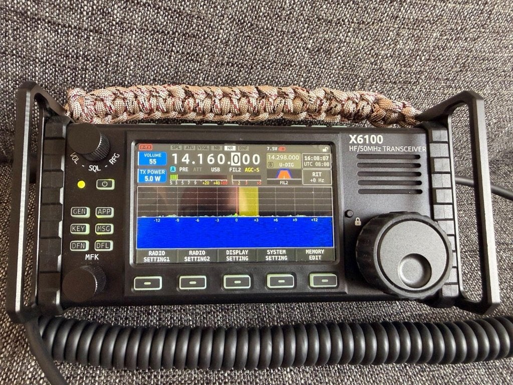 Xiegu X6100, Telecommunicatie, Zenders en Ontvangers, Ophalen of Verzenden, Zo goed als nieuw, Zender en Ontvanger