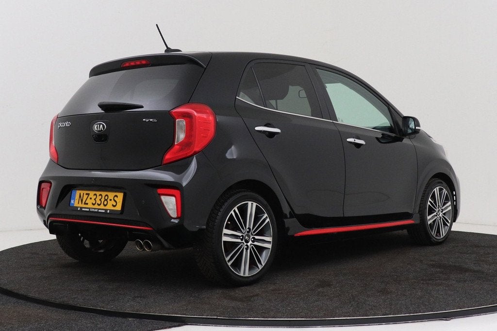 Kia Picanto 1.2 CVVT GT-Line | Org NL | CarPlay | Stoel-&stu, Auto's, Kia, Voorwielaandrijving, 839 kg, Gebruikt, 4 cilinders