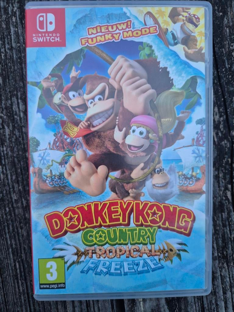 Donkey Kong Country Tropical Freeze - Nintendo Switch, Ophalen of Verzenden, Zo goed als nieuw, Met games