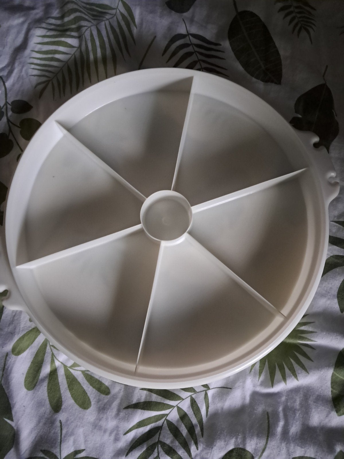 tupperware hapjes/chips vakjesschaal wit transparant, Ophalen, Wit, Schaal