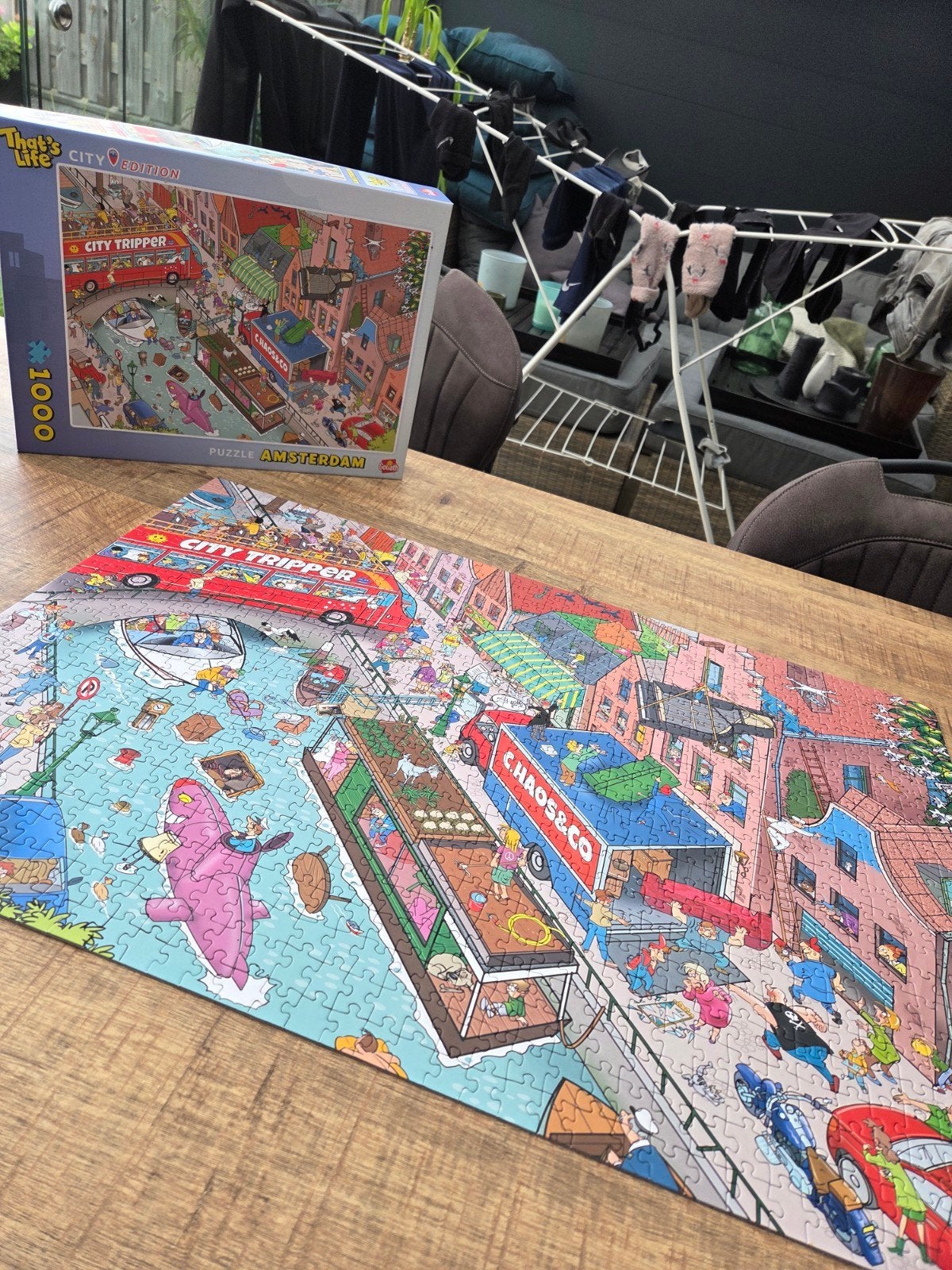Puzzel Amsterdam  "that's life" city edition, Ophalen, Zo goed als nieuw