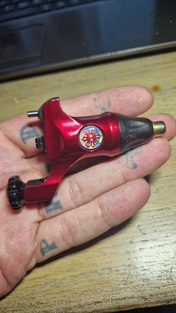 Bishop micro angelo Tattoo machine, Gehele gezicht, Ophalen of Verzenden, Zo goed als nieuw, Toebehoren