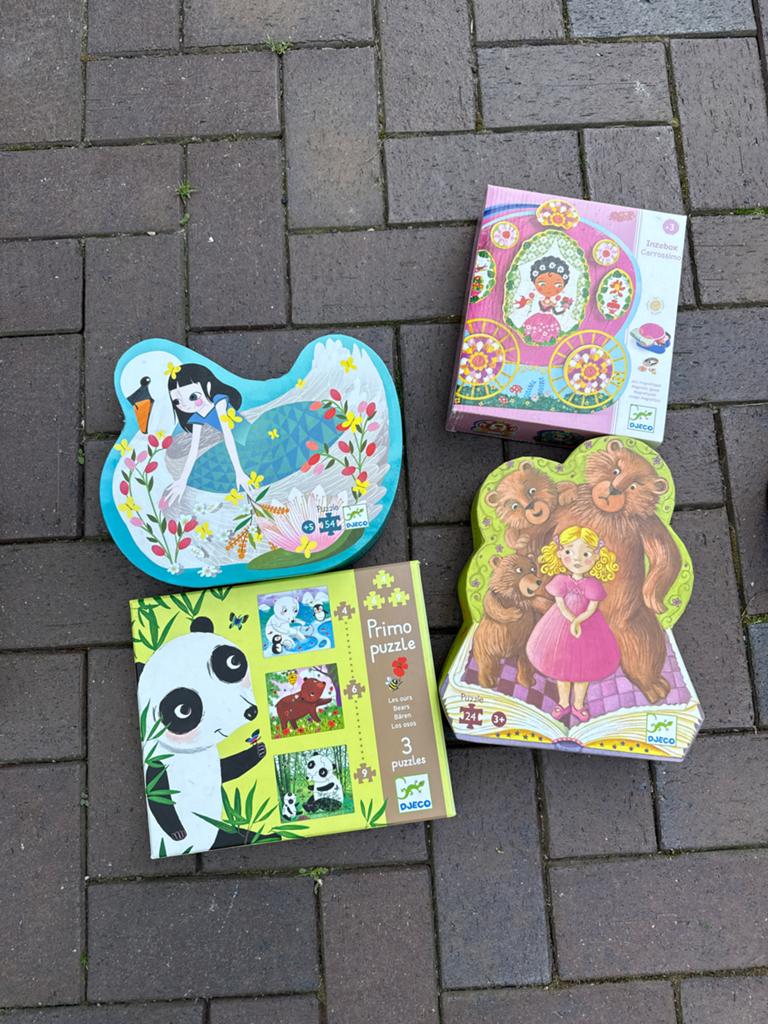 Leuke puzzels voor kinderen - 4 stuks, Kinderen en Baby's, Traphekjes, Ophalen of Verzenden, Gebruikt