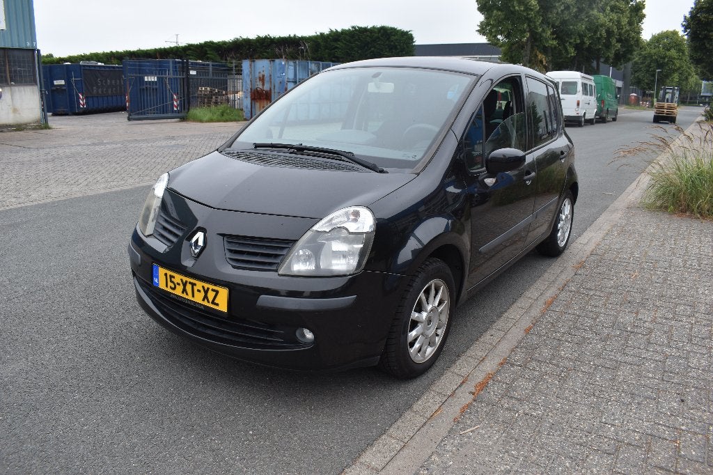Renault Modus 1.2 TCE 74KW 2007 Zwart  WEINIG KM, Auto's, Renault, Voorwielaandrijving, 4 cilinders, 100 pk, Zwart