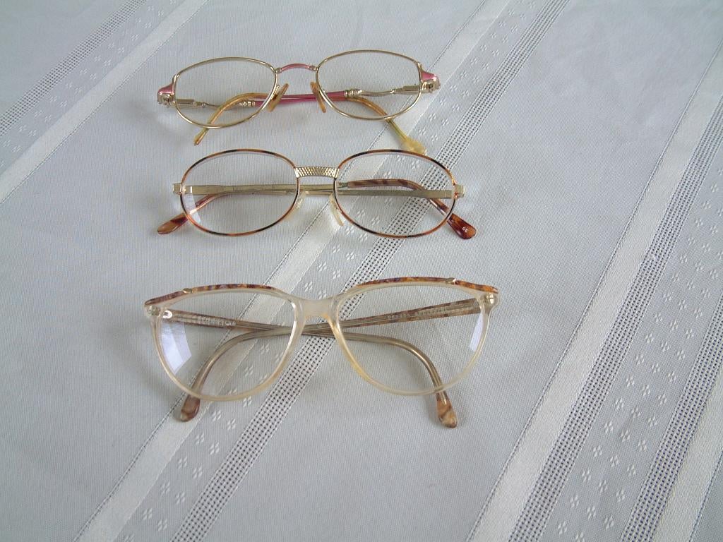 3 oude vintage brillen bril, Verzamelen, Overige Verzamelen, Gebruikt, Ophalen of Verzenden