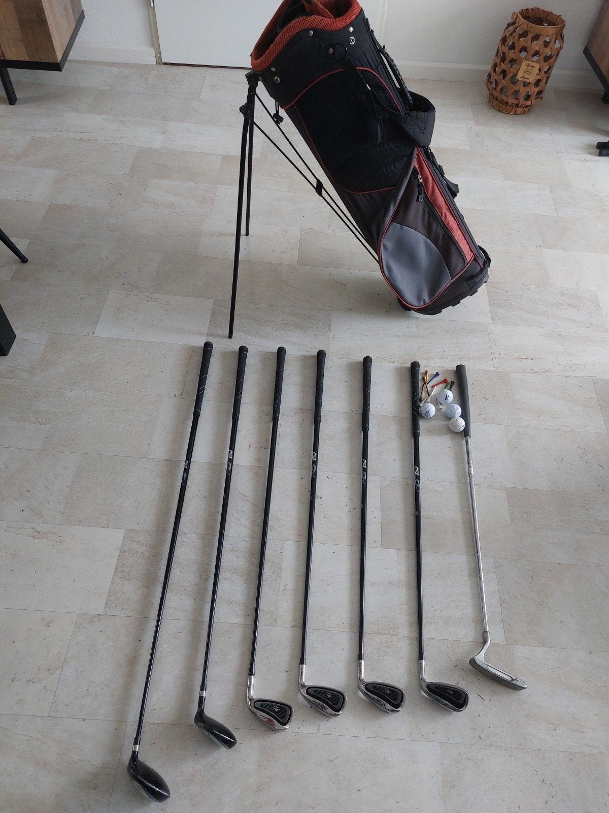 Rechtshandige heren golfset met tas - Ideaal voor beginners, Sport en Fitness, Ophalen of Verzenden, Gebruikt, Set, Overige merken