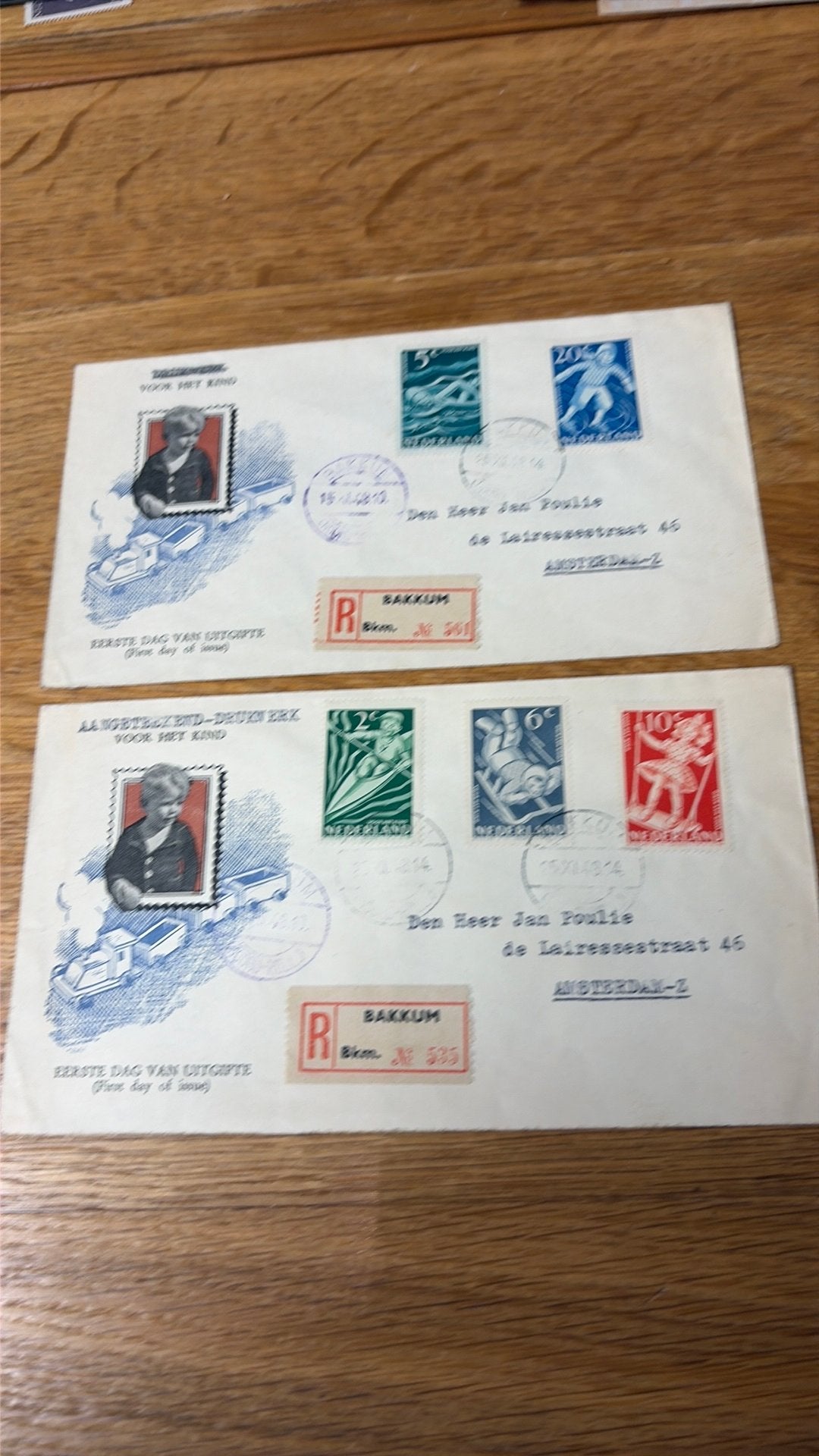 Nederland 1e dag uitgifte 1948, Postzegels en Munten, Brieven en Enveloppen | Nederland, Verzenden, Envelop