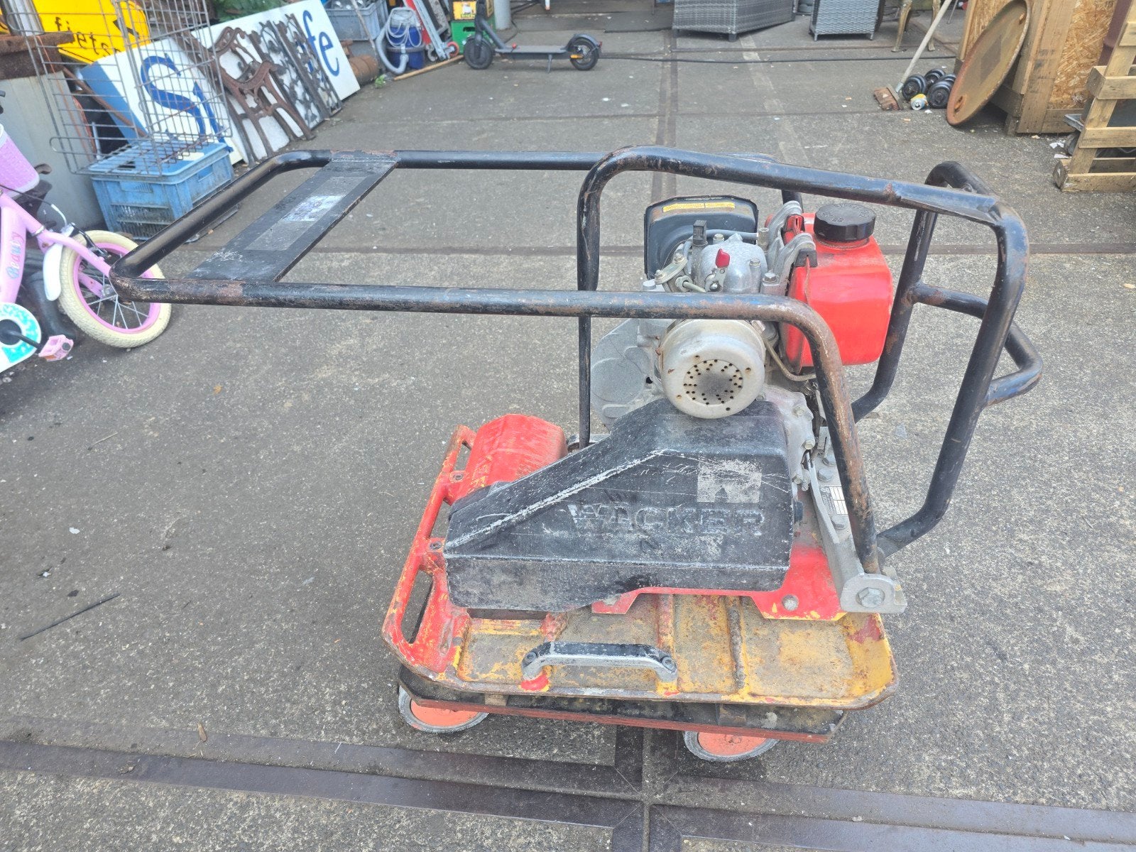Wacker trilplaat met Yanmar motor, Doe-het-zelf en Verbouw, Ophalen