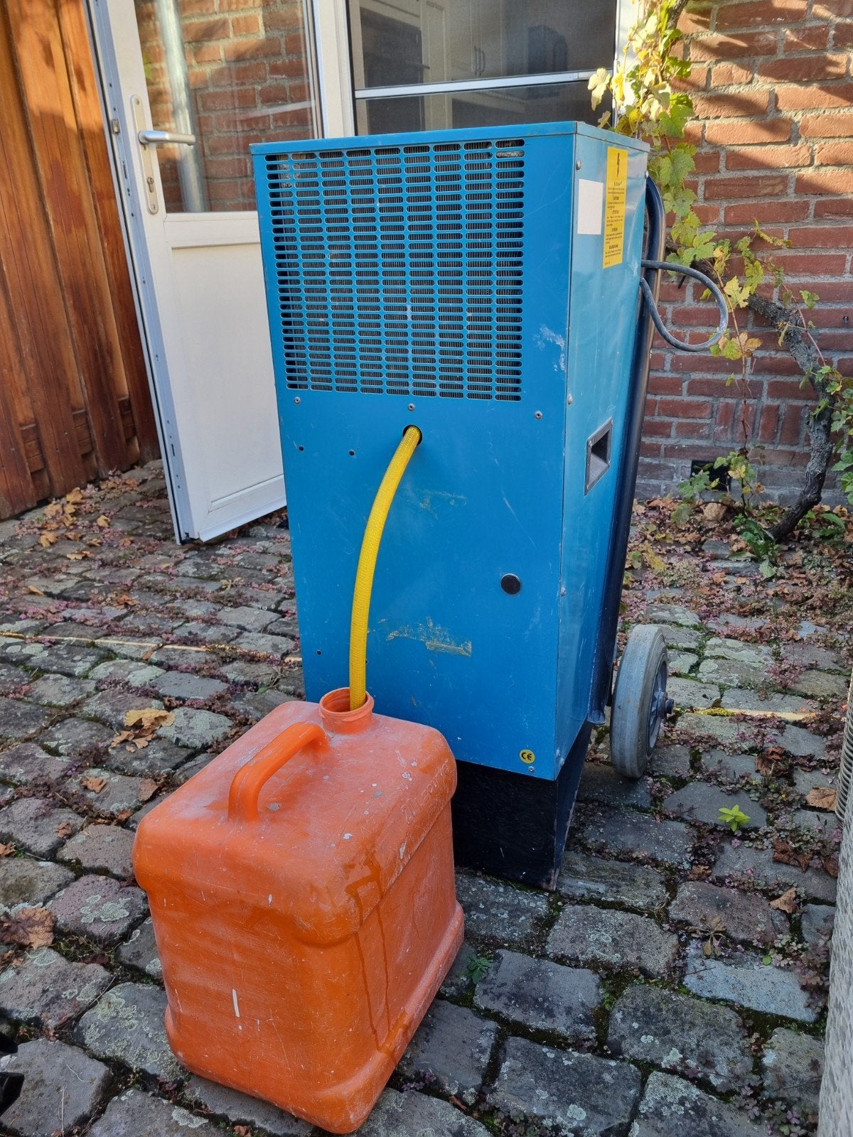 Bouwdroger Ontvochtiger, Ophalen, Gebruikt