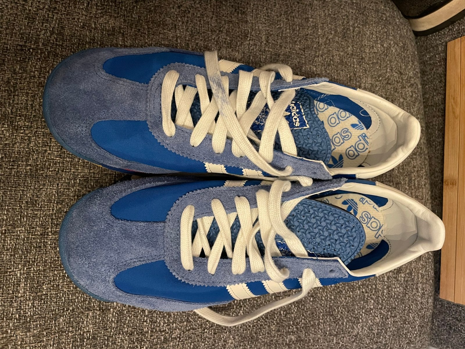 Adidas Originals SL 72 Sneakers - Maat 42, Ophalen of Verzenden, Zo goed als nieuw, Blauw, Sneakers of Gympen