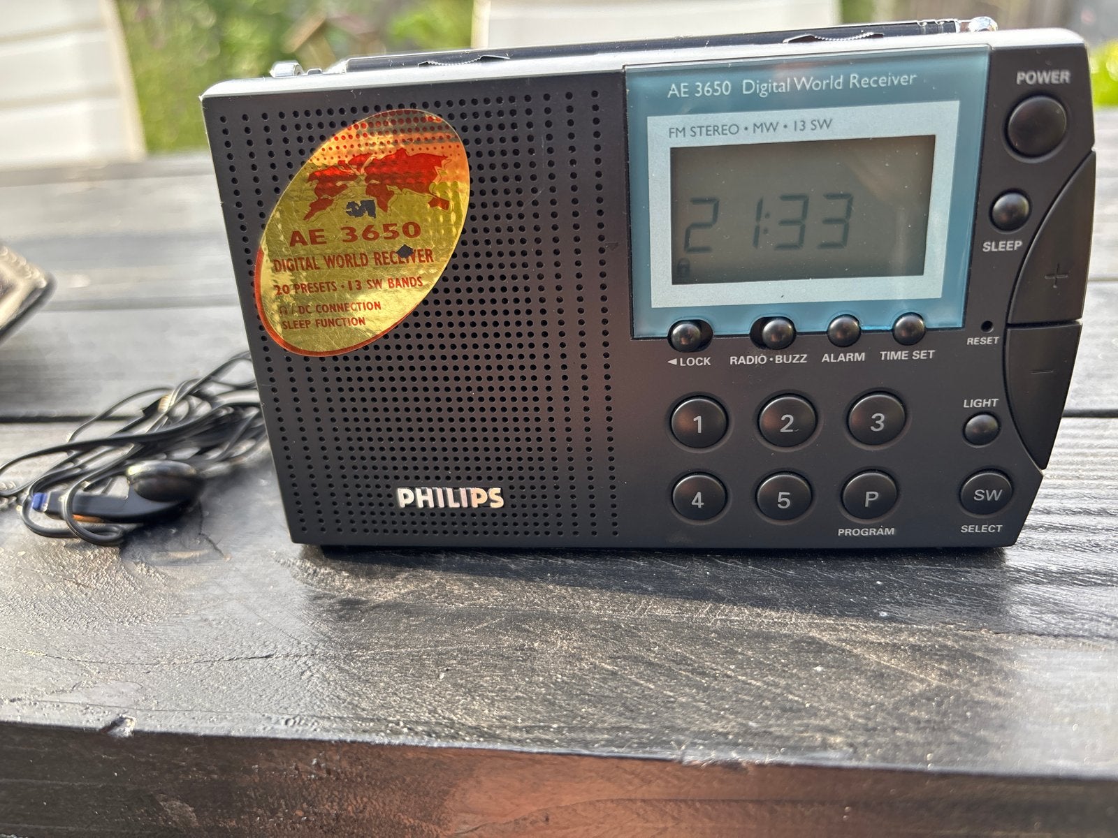 Philips AE 3650 Digitale Wereldontvanger Radio, Verzenden, Gebruikt, Wereldontvanger