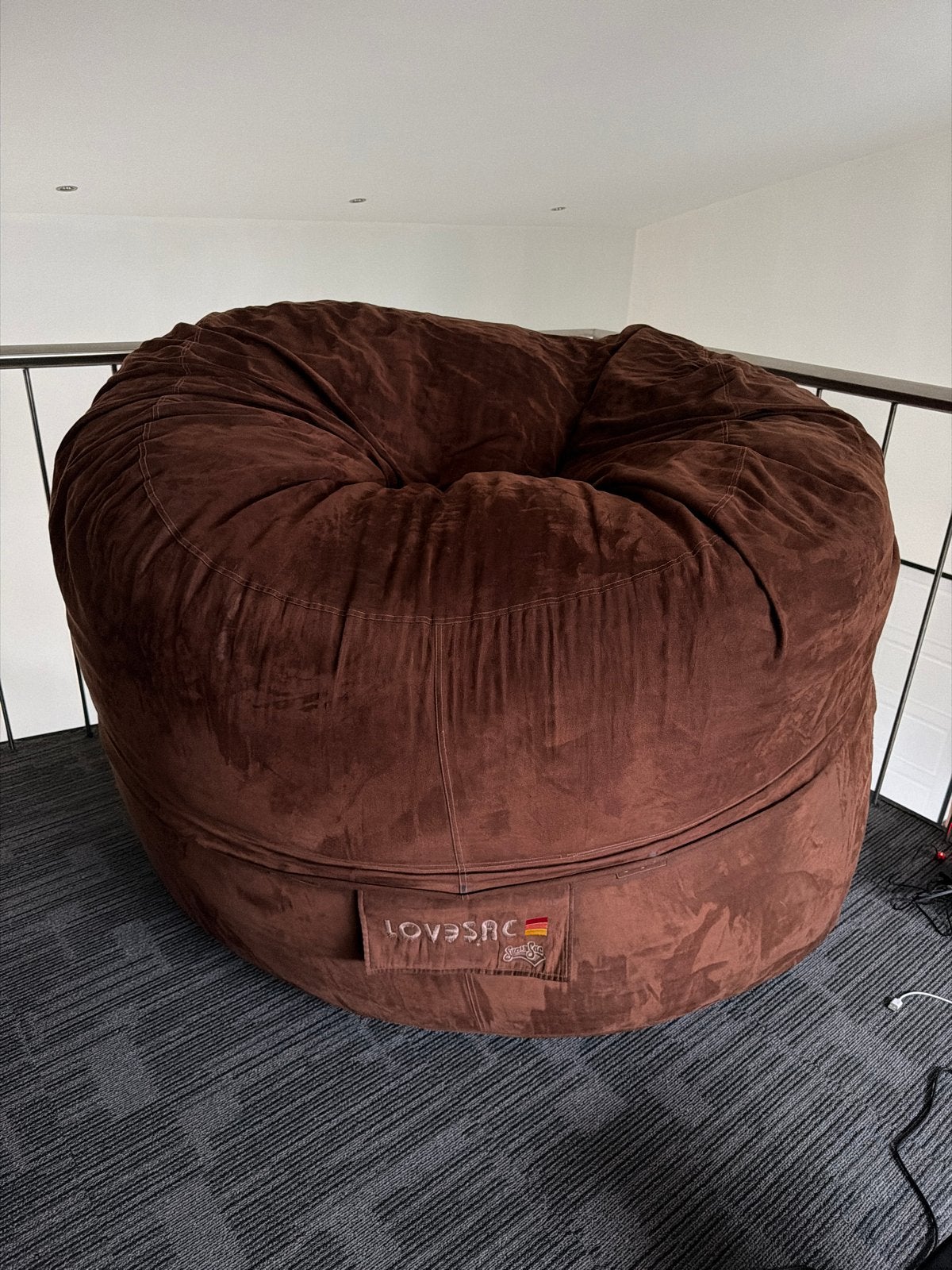 Lovesac Zitzak - Bruin, Comfortabel en Stijlvol, Ophalen of Verzenden, Zo goed als nieuw, Bruin, Zitzak
