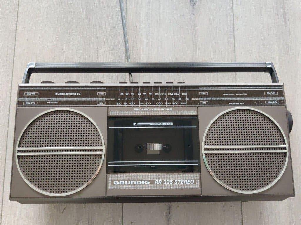 Vintage Grundig boombox / ghettoblaster / radio, Ophalen of Verzenden, Gebruikt
