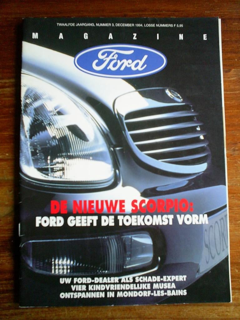 Ford Magazine o.a. Scorpio Cosworth / Taunus, Verzenden, Zo goed als nieuw, Ford
