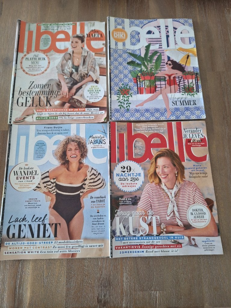 4x tijdschrift Libelle 2026, Ophalen of Verzenden, Gelezen, Damesbladen