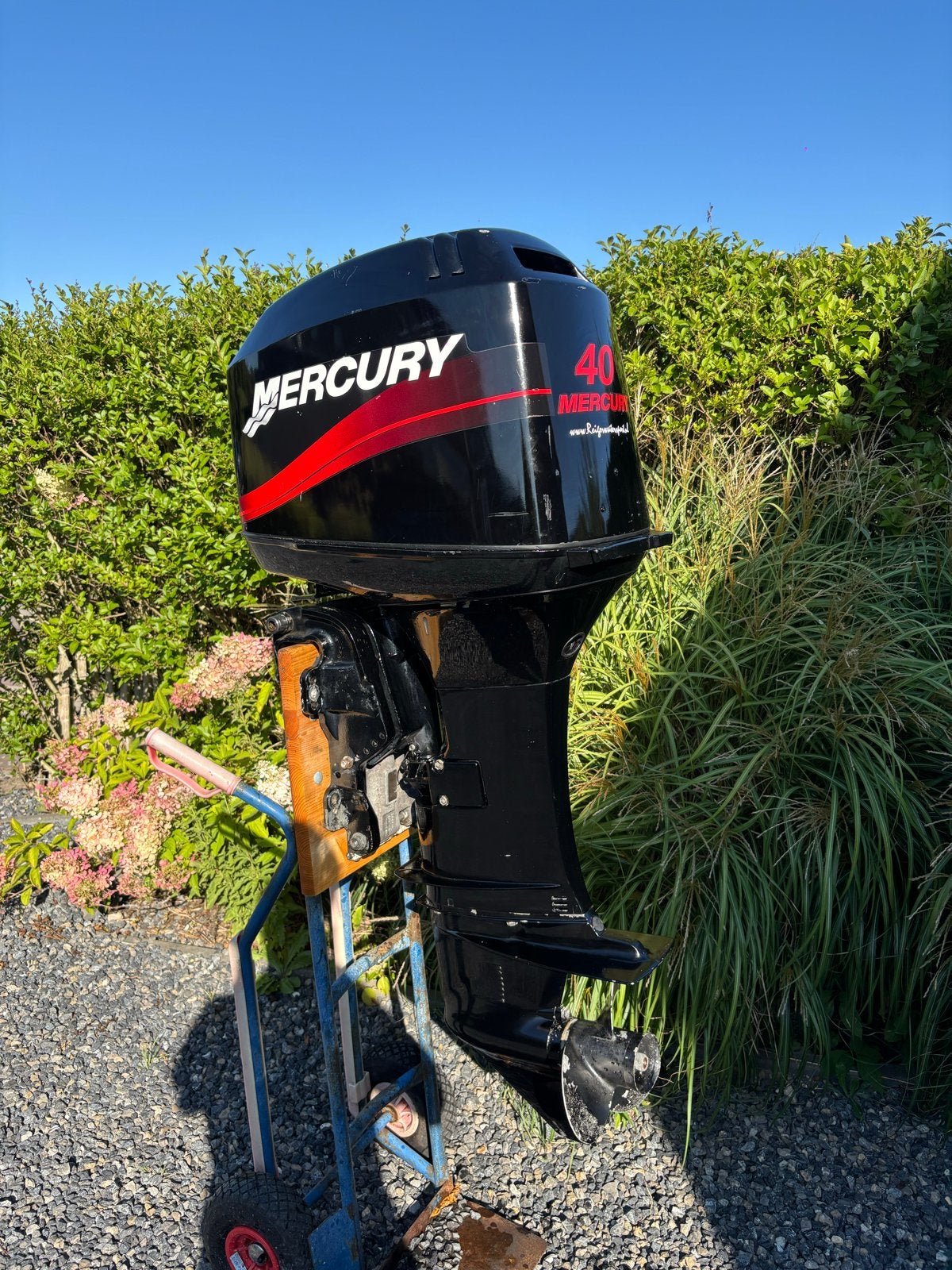 Mercury 40 PK Buitenboordmotor langstaart, Ophalen, Met afstandsbediening, Zo goed als nieuw, 30 pk of meer