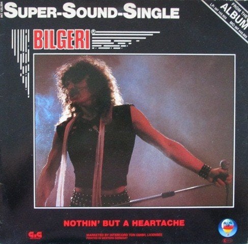 Bilgeri – Nothin' But A Heartache 1982 synth-pop /disco 12", Gebruikt, Originele persing, Ophalen of Verzenden, Pop