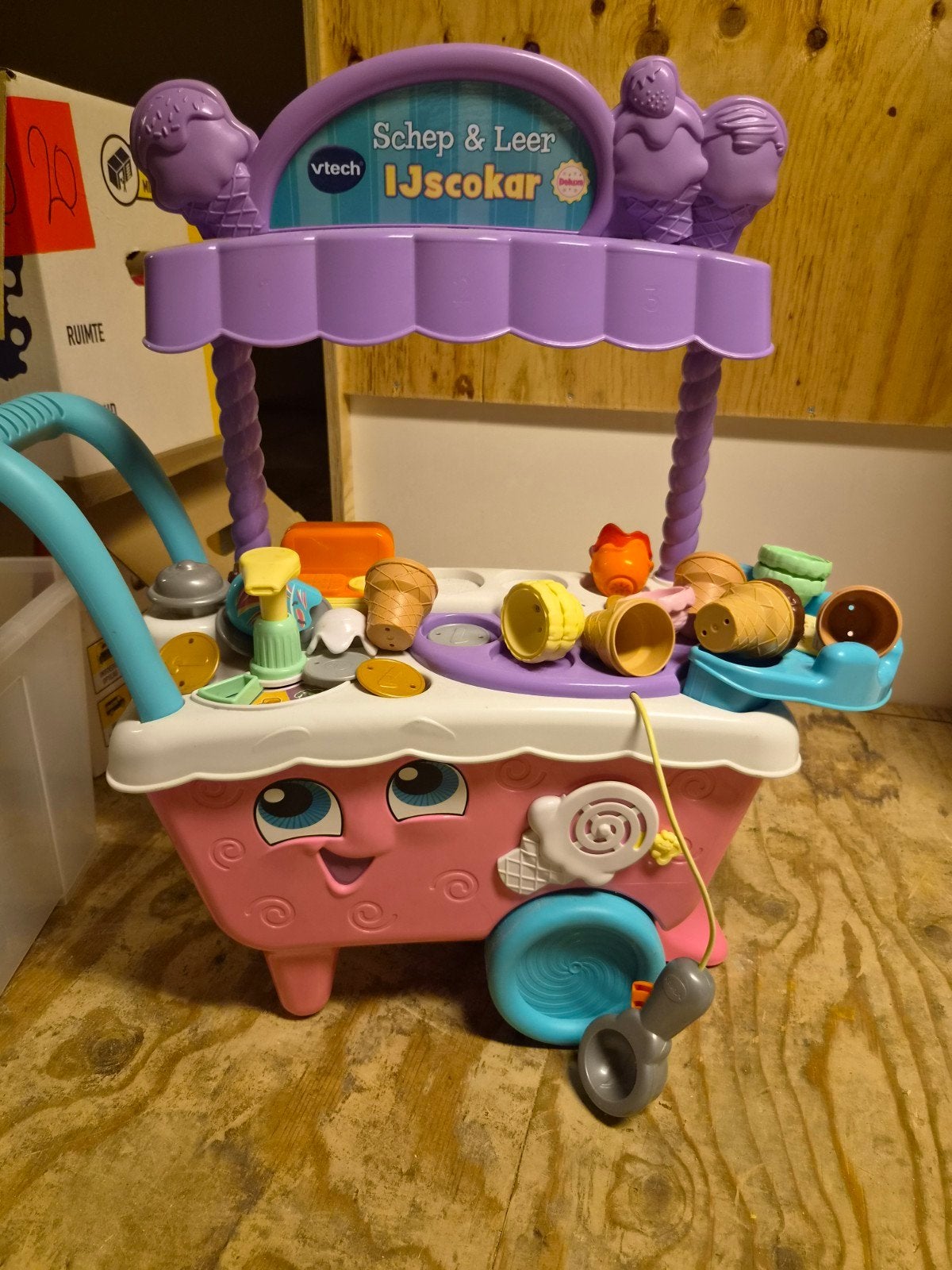 VTech Schep & Leer IJscokar met accessoires, Ophalen, Gebruikt, Jongen of Meisje