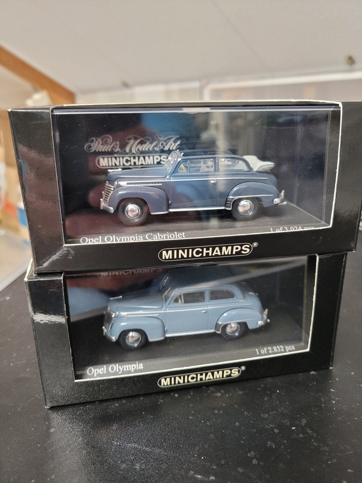 opel olympia minichamps 1:43, Ophalen of Verzenden, Zo goed als nieuw, Auto, MiniChamps