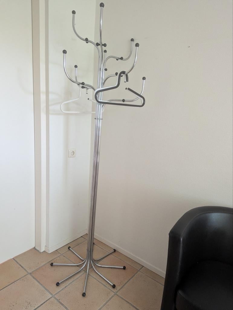 Fritz Hansen Kapstok - Deens Design uit 1971, Huis en Inrichting, Woonaccessoires | Kapstokken, Ophalen, Gebruikt, Metaal, Staande kapstok
