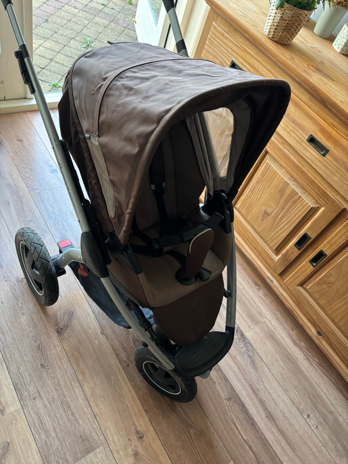 Maxi-Cosi Mura Plus 3 kinderwagen  nieuwe duwstang- Bruin, Ophalen, Gebruikt, Kinderwagen, Maxi-Cosi