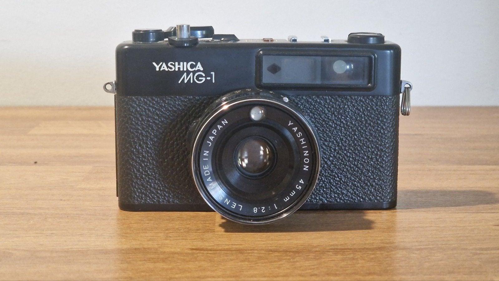 Yashica MG-1 Compact Camera - Vintage Analoge Fotocamera, Ophalen of Verzenden, Gebruikt, Spiegelreflex, Overige Merken