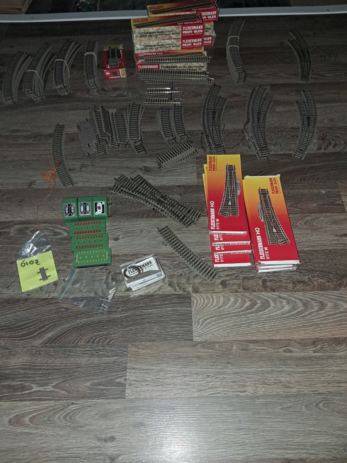 Veel Fleischmann Profi Rails wegens einde hobby, Gebruikt, Gelijkstroom, Fleischmann, Rails