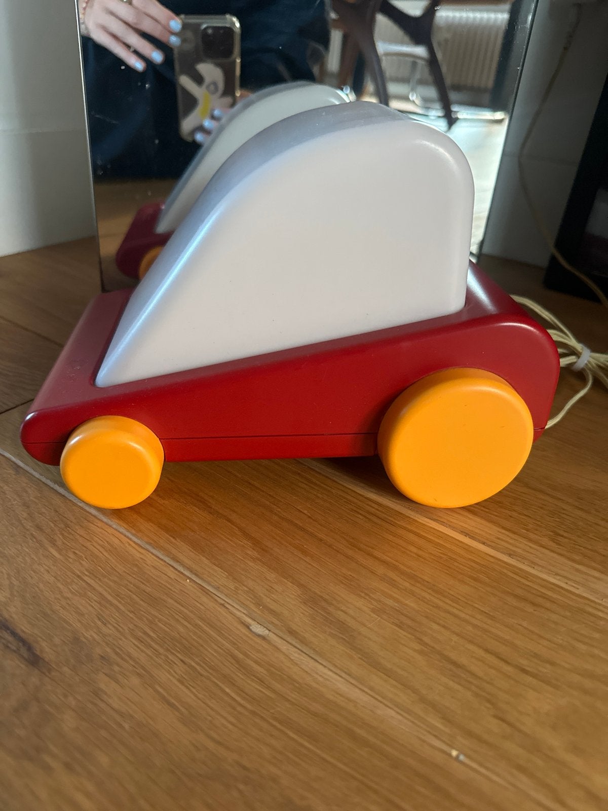 Philips kinderlamp auto rood - Nachtlampje, Gebruikt, Rood, Ophalen of Verzenden, Lamp