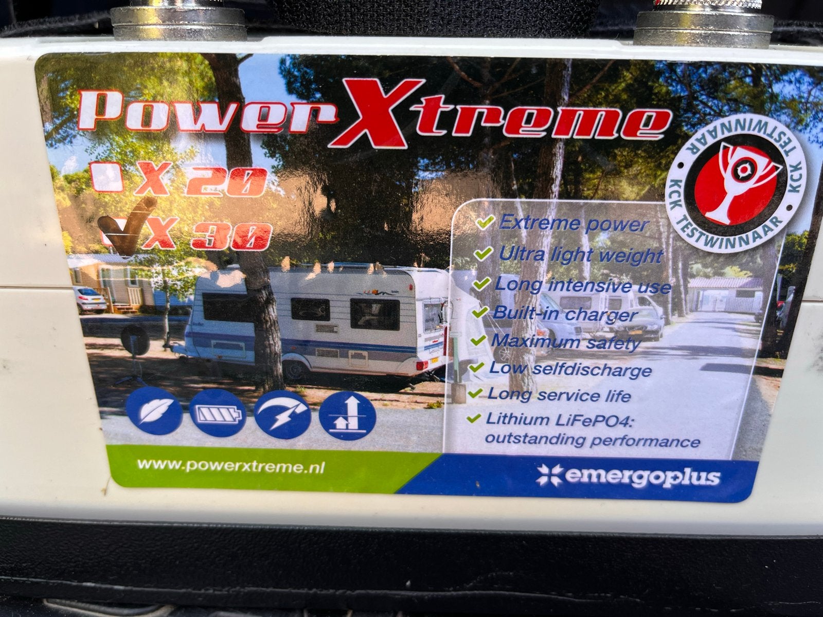 PowerXtreme X20/X30 Lithium LiFePO4 Accu met lader, Ophalen, Gebruikt
