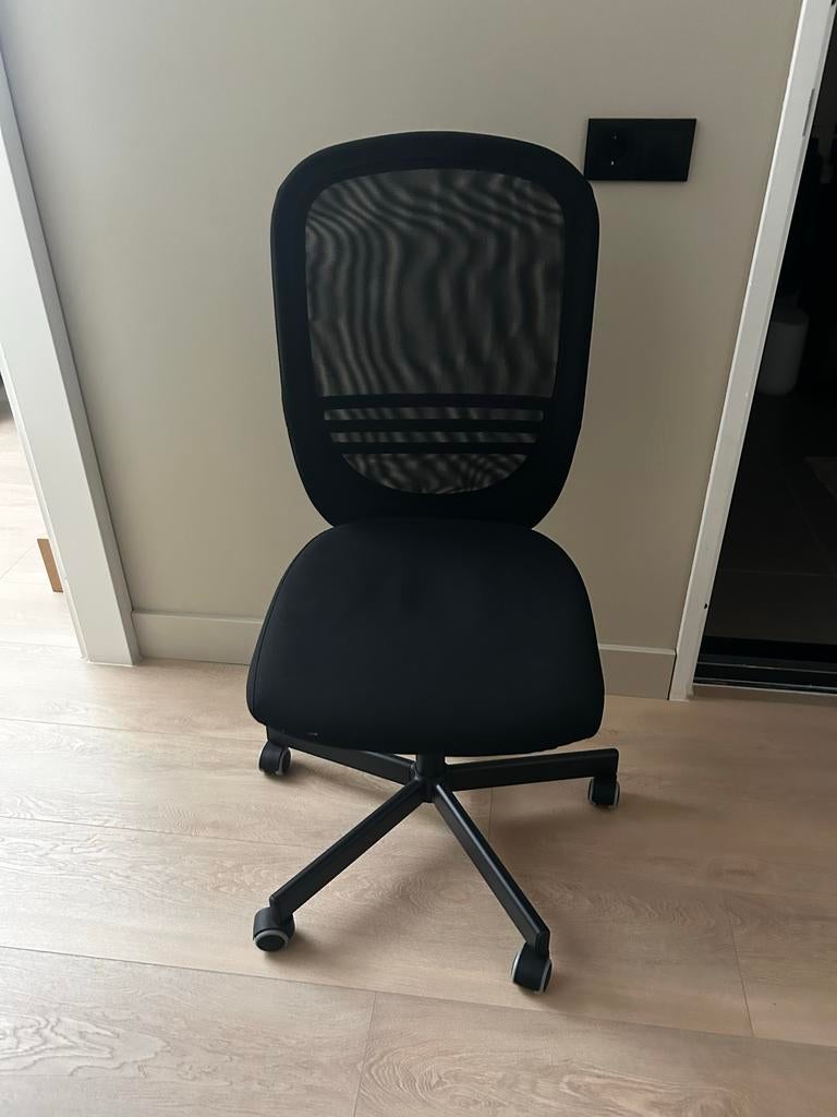 IKEA Flintan bureaustoel - Zo goed als nieuw, Huis en Inrichting, Bureaustoelen, Ophalen, Zo goed als nieuw, Zwart, Bureaustoel