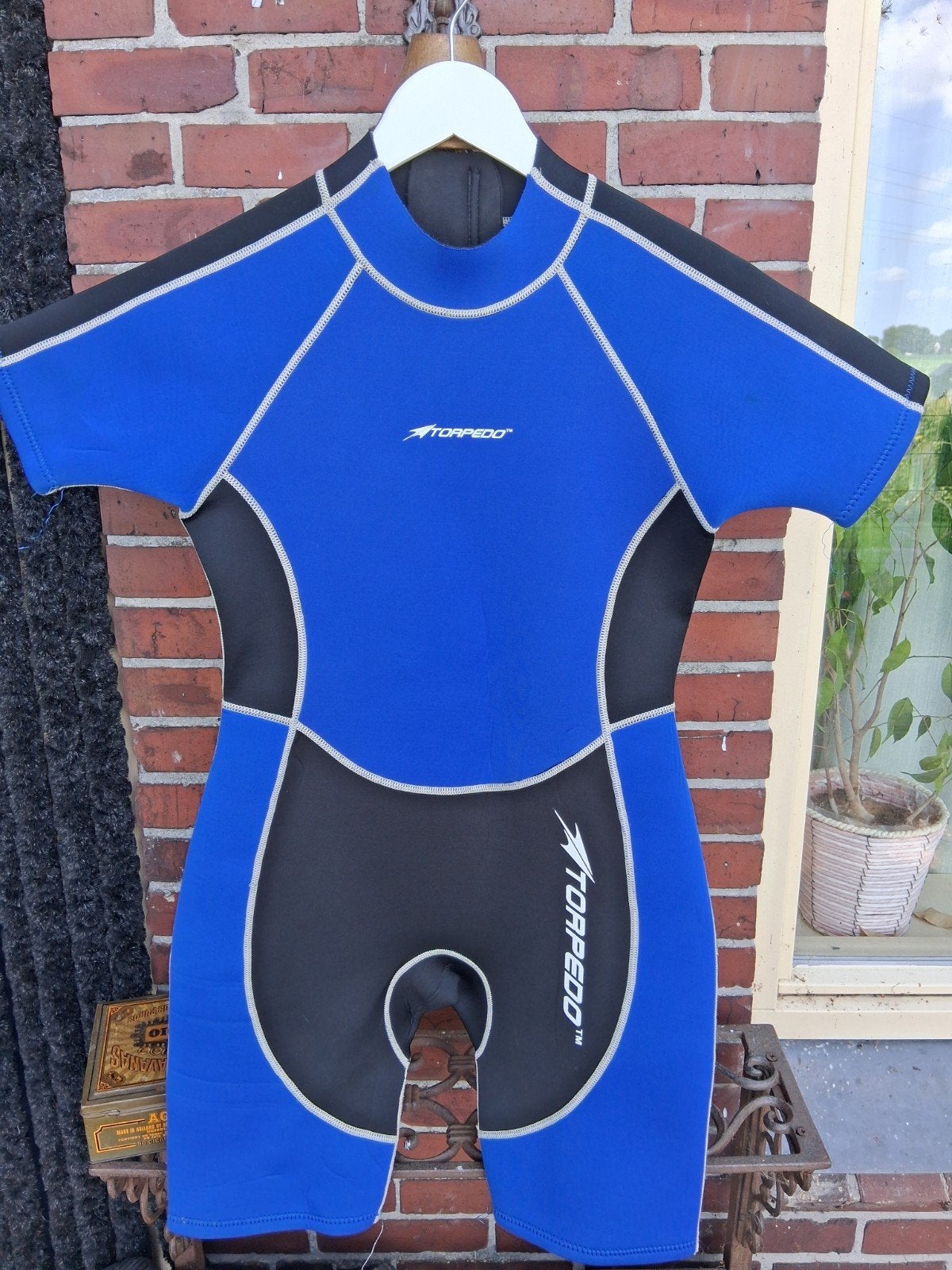 Torpedo Shorty Wetsuit - Maat L - Naad los, Wetsuit, Gebruikt, Torpedo, Ophalen of Verzenden
