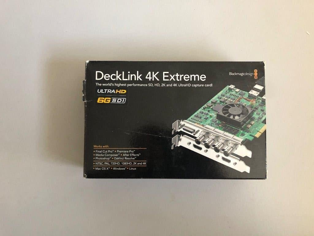 Blackmagic DeckLink 4K Extreme 6G, Ophalen of Verzenden, Gebruikt